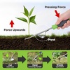 image:imageWORKPRO Weed Puller Tool Metal Leverage Base and VShaped Forks for Easy Weed Removal amp Deeper Root Digging Heavy Duty Stainless Steel with Soft Handle Manual Hand Weeder for GardeningPPTPR Handle