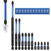 image:imageWORKPRO 12pcs PH2 Impact Phillips Screwdriver Bit Set CNC Machined S2 Steel Tips with Magnetism 14 HexShank Driver Bits 2 Long Impact Screwdriving Bits with Storage Box1 in2 in4 in6 in