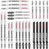 image:imageWORKPRO 25Piece TShank Jig Saw Blade Set with Storage Case Made with HCSHSSBIM Assorted Blades for Wood Plastic and Metal Cutting