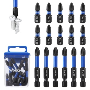 image:imageWORKPRO 12pcs PH2 Impact Phillips Screwdriver Bit Set CNC Machined S2 Steel Tips with Magnetism 14 HexShank Driver Bits 2 Long Impact Screwdriving Bits with Storage Box1 in2 in