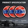 image:imageWORKPRO 10 Inch Woodworking Circular Saw Blade 80T Ultra Fine Finish Cabinetry Thin Kerf Carbide Tipped ATB Tooth 1Pack45 Inch
