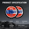 image:imageWORKPRO 10 Inch Woodworking Circular Saw Blade 80T Ultra Fine Finish Cabinetry Thin Kerf Carbide Tipped ATB Tooth 1Pack55 Inch