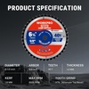 image:imageWORKPRO 10 Inch Woodworking Circular Saw Blade 80T Ultra Fine Finish Cabinetry Thin Kerf Carbide Tipped ATB Tooth 1Pack65 Inch