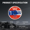 image:imageWORKPRO 10 Inch Woodworking Circular Saw Blade 80T Ultra Fine Finish Cabinetry Thin Kerf Carbide Tipped ATB Tooth 1Pack65 Inch