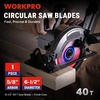 image:imageWORKPRO 10 Inch Woodworking Circular Saw Blade 80T Ultra Fine Finish Cabinetry Thin Kerf Carbide Tipped ATB Tooth 1Pack65 Inch