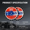 image:imageWORKPRO 10 Inch Woodworking Circular Saw Blade 80T Ultra Fine Finish Cabinetry Thin Kerf Carbide Tipped ATB Tooth 1Pack65 Inch