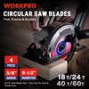 image:imageWORKPRO 10 Inch Woodworking Circular Saw Blade 80T Ultra Fine Finish Cabinetry Thin Kerf Carbide Tipped ATB Tooth 1Pack65 Inch