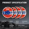 image:imageWORKPRO 10 Inch Woodworking Circular Saw Blade 80T Ultra Fine Finish Cabinetry Thin Kerf Carbide Tipped ATB Tooth 1Pack65 Inch