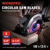 image:imageWORKPRO 10 Inch Woodworking Circular Saw Blade 80T Ultra Fine Finish Cabinetry Thin Kerf Carbide Tipped ATB Tooth 1Pack65 Inch