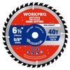 image:imageWORKPRO 10 Inch Woodworking Circular Saw Blade 80T Ultra Fine Finish Cabinetry Thin Kerf Carbide Tipped ATB Tooth 1Pack65 Inch