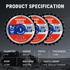 image:imageWORKPRO 10 Inch Woodworking Circular Saw Blade 80T Ultra Fine Finish Cabinetry Thin Kerf Carbide Tipped ATB Tooth 1Pack725 Inch