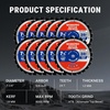 image:imageWORKPRO 10 Inch Woodworking Circular Saw Blade 80T Ultra Fine Finish Cabinetry Thin Kerf Carbide Tipped ATB Tooth 1Pack725 Inch