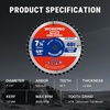 image:imageWORKPRO 10 Inch Woodworking Circular Saw Blade 80T Ultra Fine Finish Cabinetry Thin Kerf Carbide Tipped ATB Tooth 1Pack725 Inch