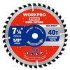 image:imageWORKPRO 10 Inch Woodworking Circular Saw Blade 80T Ultra Fine Finish Cabinetry Thin Kerf Carbide Tipped ATB Tooth 1Pack725 Inch