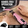 image:imageWORKPRO 72V Cordless Mini Heat Gun for DIY Crafts 4000mAh Hot Air Gun 15s Fast Heating 3 Temp Settings Cool572F842F USBC RechargeablePink