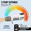 image:imageWORKPRO 72V Cordless Mini Heat Gun for DIY Crafts 4000mAh Hot Air Gun 15s Fast Heating 3 Temp Settings Cool572F842F USBC RechargeableWhite