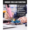 image:imageWORKPRO 72V Mini Cordless Heat Gun 842 Hot Air Gun with Reflector Nozzle 3 Temp Settings Cool Air 482842 Ceramic Heating Core Ideal for Christmas Crafts Includes 50 Heat Shrink Tubes