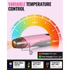 image:imageWORKPRO 72V Mini Cordless Heat Gun 842 Hot Air Gun with Reflector Nozzle 3 Temp Settings Cool Air 482842 Ceramic Heating Core Ideal for Christmas Crafts Includes 50 Heat Shrink Tubes