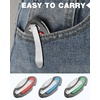 image:imageWORKPRO Folding Utility Knife Set Quick Change Blade Backlock Mechanism 3piece with 10piece Extra BladesGreen  Red and Blue