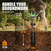 image:imageWORKPROX 40V Auger Post Hole Digger 8 Electric Auger with 2Speed and Reverse Function Brushless Earth Auger for Holes Digging and Trees Planting Two 4Ah Battery Included Cordless