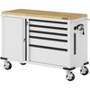 image:imageWORKPRO 62 x 20 7Drawer amp 2Door Rolling Tool Chest Mobile Tool Storage Cabinet with Power Strip Locking System Heavy Duty Rolling Cabinet for Garage amp Home 1000 lbs Capacity Blue amp BlackWhite