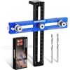 image:imageWORKPRO Cabinet Hardware Jig Aluminum Alloy Cabinet Handle Jig with 4mm Drill Guide Adjustable Cabinet Handle Template for HandlesPullKnobs on Drawers amp Cabinets