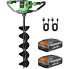 image:imageWORKPROX 40V Auger Post Hole Digger 8 Electric Auger with 2Speed and Reverse Function Brushless Earth Auger for Holes Digging and Trees Planting Two 4Ah Battery Included Cordless