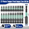 image:imageWORKPRO 12PCS 2 T25 Torx Magnetic Impact Screwdriver Bit Set  CNC Machined S2 Steel Tips with Magnetism 14 Hex Shank Star Driver Bit Long Impact Screwdriving Bits with Storage Box1 in2 in