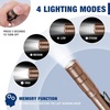 image:imageWORKPRO 2 Pack Rechargeable Pen Light amp 4 Pack Pen Light Batteries Included