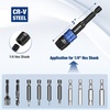 image:imageWORKPRO 39Piece Magnetic Nut Driver Set amp WORKPRO 2Piece Drill Screwdriver Bit Holder for Impact Driver Bits