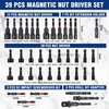 image:imageWORKPRO 39Piece Magnetic Nut Driver Set amp WORKPRO Drill Bit Extension