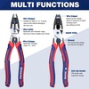 image:imageWORKPRO 6in1 Linesman Pliers amp ARROW 95 in Needle Nose Locking Pliers