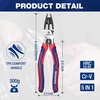 image:imageWORKPRO 6in1 Linesman Pliers amp ARROW 95 in Needle Nose Locking Pliers