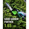 image:imageWORKPRO 12V Cordless Grass Shear amp Hedge Trimmer  63 Shrub Trimmer amp 492 Grass Shear 20Ah Battery and 1Hour Fast Charger Included Lightweight for Garden Yard amp Lawn