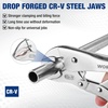 image:imageWORKPRO 5Piece Locking Pliers Set Vice Grips with Chromevanadium Steel  5710 inch Curved Jaw Pliers 659 inch Long Nose Pliers5PC pliers