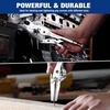 image:imageWORKPRO 5Piece Locking Pliers Set Vice Grips with Chromevanadium Steel  5710 inch Curved Jaw Pliers 659 inch Long Nose Pliers5PC pliers