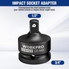 image:imageWORKPRO CRMO 12F to 34M Impact Socket Adapter Square Drive Reducer34F to 12M