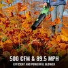 image:imageWORKPROX 20V Cordless Leaf Blower with Battery 138MPH 170CFM895MPH 500CFM