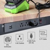 image:imageWORKPRO 96 Adjustable Workbench Power Outlet amp Pegboard 4000LBS Capacity5FT workbench