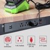image:imageWORKPRO 96 Adjustable Workbench Power Outlet amp Pegboard 4000LBS Capacity6FT workbench