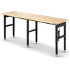 image:imageWORKPRO 96 Adjustable Workbench Power Outlet amp Pegboard 4000LBS Capacity8FT workbench
