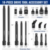 image:imageWORKPRO 18Piece Impact Socket Extension Set amp WORKPRO 2Piece Drill Screwdriver Bit Holder for Impact Driver Bits