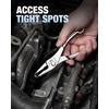 image:imageWORKPRO 45 Inch Long Nose Slip Joint Pliers Small Pliers for Tight SpacesSilver