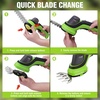 image:imageWORKPRO 72V 2in1 Cordless Hedge Trimmer amp Grass ShearsHandheld Grass Shear