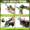 image:imageWORKPRO 72V 2in1 Cordless Hedge Trimmer amp Grass ShearsLong Handle Grass Shear