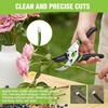 image:imageWORKPRO 85 Bypass Pruning Shears 58 Cut Capacity Garden Shears