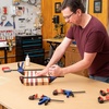 image:imageWORKPRO Mini Bar Clamps for Woodworking 6PC OneHanded SpreaderBar Clamp 6Inch 4 LightDuty QuickChange Wood Clamps Set and 6Inch 2 Mini F Clamp 150 lbsamp50 lbsBlue