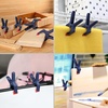 image:imageWORKPRO Mini Bar Clamps for Woodworking 6PC OneHanded SpreaderBar Clamp 6Inch 4 LightDuty QuickChange Wood Clamps Set and 6Inch 2 Mini F Clamp 150 lbsamp50 lbsBlue