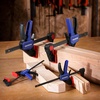 image:imageWORKPRO Mini Bar Clamps for Woodworking 6PC OneHanded SpreaderBar Clamp 6Inch 4 LightDuty QuickChange Wood Clamps Set and 6Inch 2 Mini F Clamp 150 lbsamp50 lbsBlue