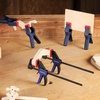 image:imageWORKPRO Mini Bar Clamps for Woodworking 6PC OneHanded SpreaderBar Clamp 6Inch 4 LightDuty QuickChange Wood Clamps Set and 6Inch 2 Mini F Clamp 150 lbsamp50 lbsBlue